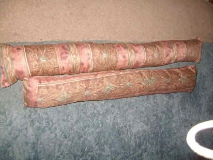 Photo of free 2 x patterned draught excluders (Great Moor SK2) #1