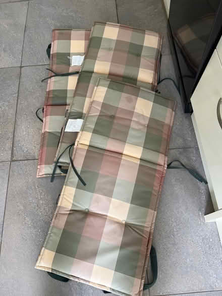 Photo of free Garden chair cushions (Ware SG12) #1