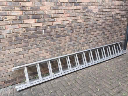 Photo of free Aluminium double ladder(13 rung X2) (HA7. Nr Stanmore station) #1
