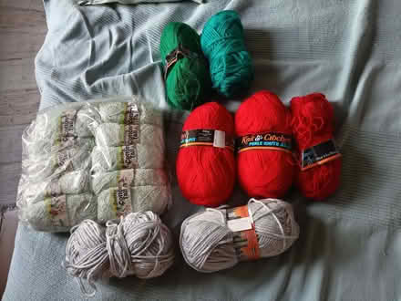 Photo of free Knitting yarn and needles. (Twerton) #1