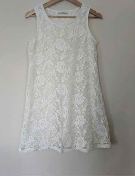Photo of free Lacy white dress size 10 (DA7 Bexleyheath) #1