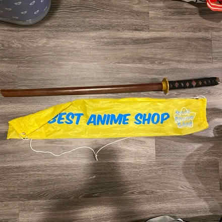 Photo of free Wooden cosplay katana with case (Bethesda, MD) #1