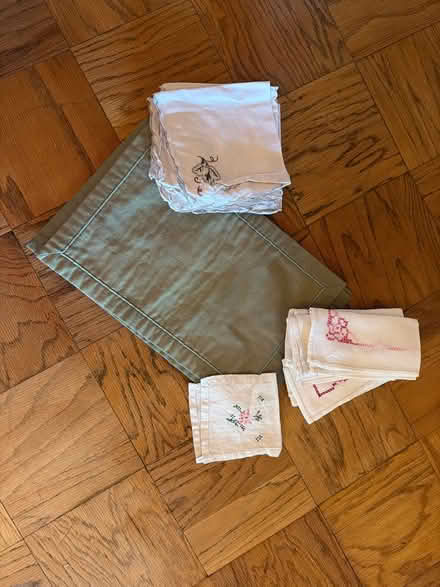 Photo of free Cloth napkins & placemats (Chevy Chase MD) #1