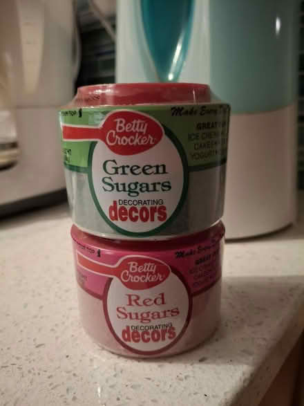 Photo of free Green and red sugar sprinkles (20003/RFK Stadium) #1