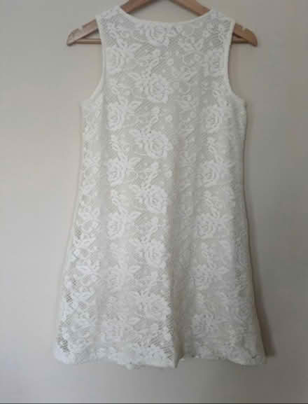 Photo of free Lacy white dress size 10 (DA7 Bexleyheath) #2