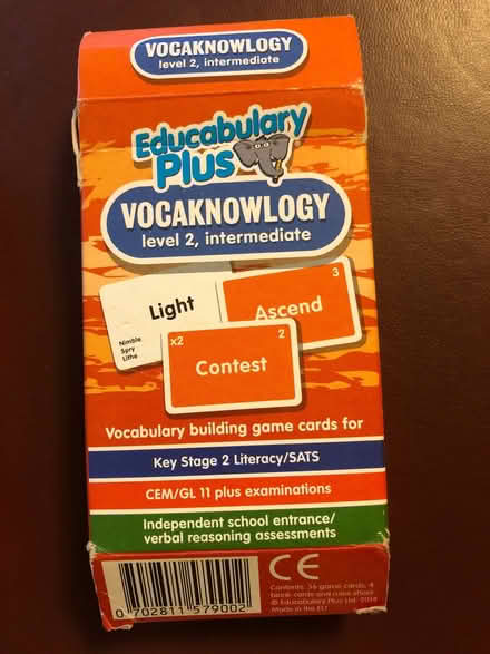 Photo of free Vocabulary Playing Cards (Great Meols CH47) #2