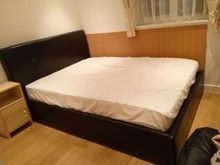 Photo of free Faux leather double bed (Caversham RG4) #1