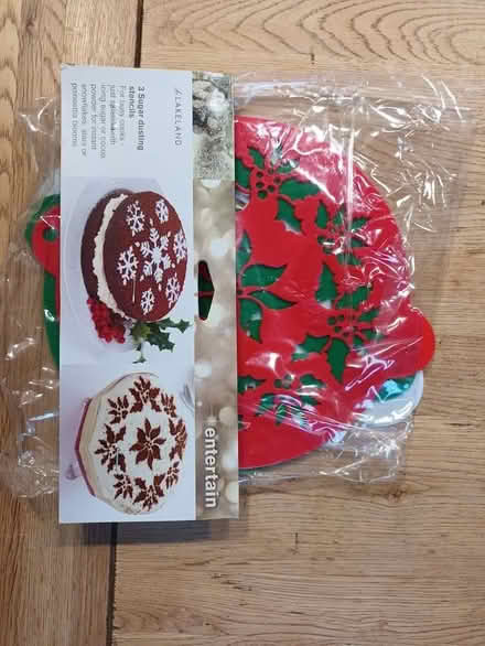 Photo of free 3 x Lakeland sugar stencils (Walnut Tree MK7) #1