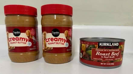 Photo of free Roast Beef in Broth & Peanut Butter (Valencia Avenue, Sunnyvale) #2