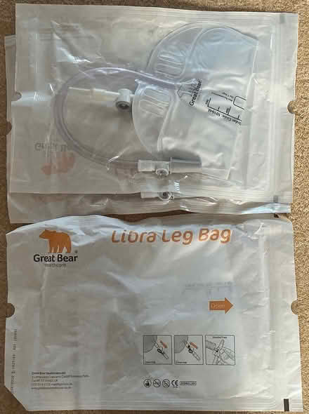 Photo of free Men’s incontinence bags & stand (BN27) #1