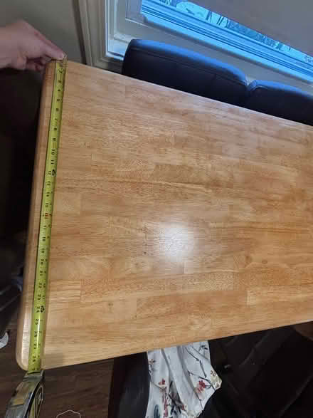 Photo of free Solid oak kitchen table (Danvers) #2