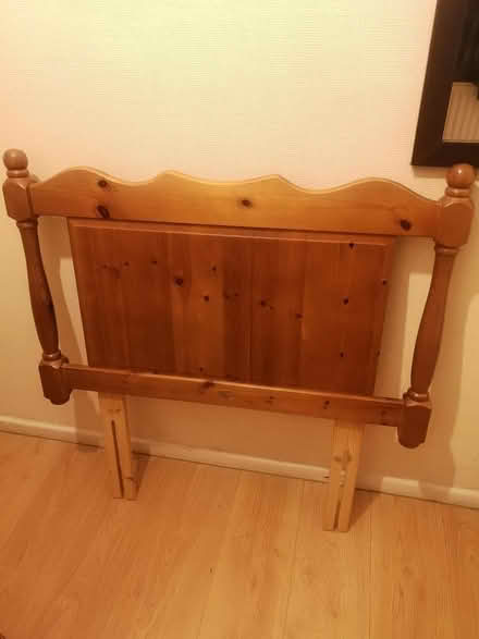 Photo of free Single Bed Wooden Headboard (Shirland, DE55 6BW) #1