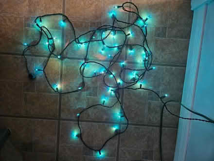 Photo of free Blue Mini Light Strings - 20ft each (paisley and imperial) #3