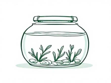 Photo of free Fishtank with lid incorporating fluorescent tube (Cross BS26) #1