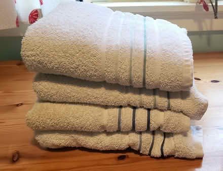 Photo of free 4 large bath towels (West Seattle) #1