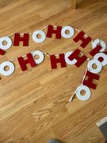 Photo of free Ho Ho Ho Christmas bunting (Earley RG6) #2