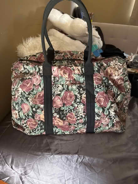 Photo of free Floral weekender bag (Clason Point Bronx NY) #1