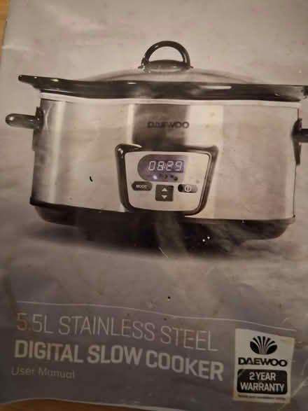 Photo of free Daewoo 5.5l slow cooker (ME15 loose) #4