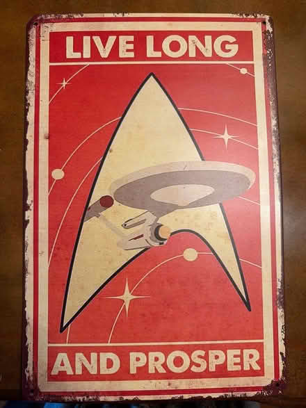 Photo of free Star Trek Metal Plaque (Chevy Chase MD) #1