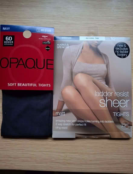 Photo of free 4 pairs new medium size tights (Lightwater GU18) #1
