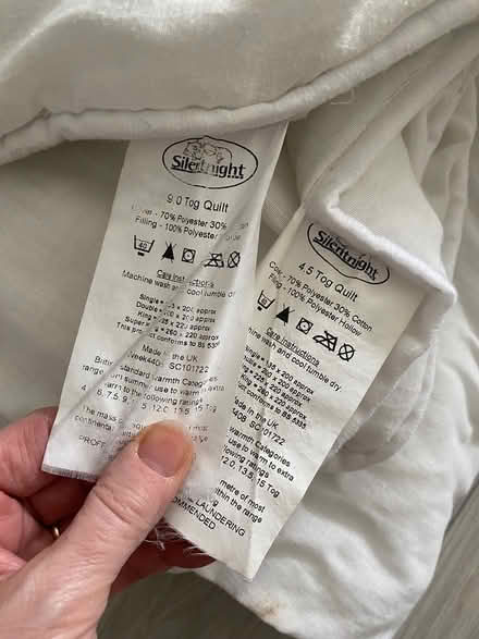 Photo of free Used duvets (Dundrum) #2