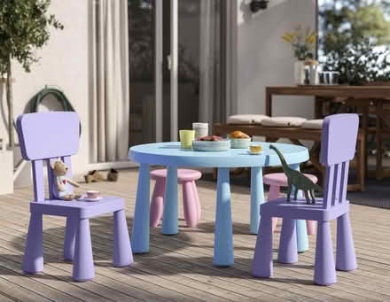 Photo of Kids table and chairs (Frogtown) #2
