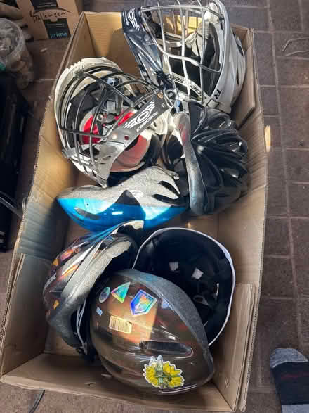 Photo of free Lacrosse & bike helmets (Duke forest 27705) #1