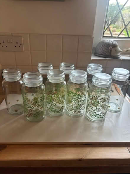 Photo of free 9 air tight glass jars (CT154BG) #2