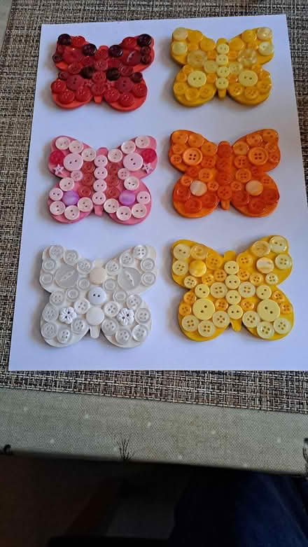 Photo of free Fridge magnet Button mosaic (Littlehaven) #1