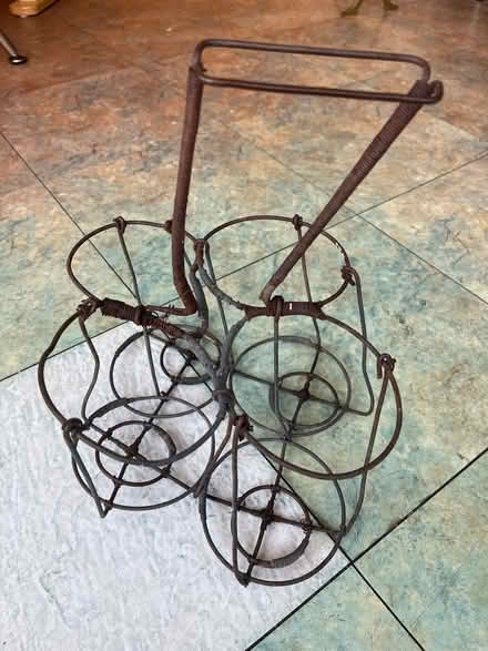 Photo of free A vintage French wire bottle holder (New Malden KT3) #1