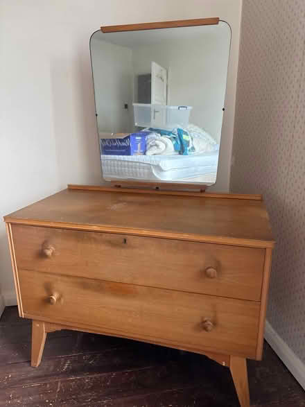 Photo of free 1960s sideboard with mirror (BR6) #1