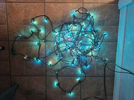 Photo of free Blue Mini Light Strings - 20ft each (paisley and imperial) #4