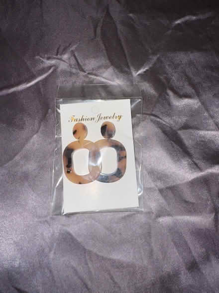 Photo of free Two tone Beige/Brown earrings (Clason Point Bronx NY) #1