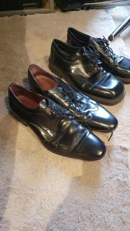 Photo of free Men's Black Shoes size 10 (Preston Road BN1 6) #1