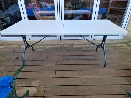 Photo of free Portable, folding, outdoor table + 2 benches (Foots Cray DA14) #1
