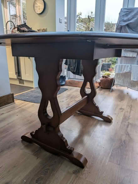 Photo of free Wooden dining table (Near Queen Victoria Hospital) #2