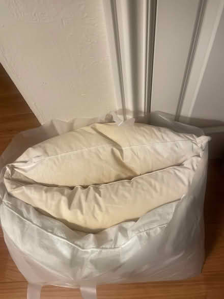 Photo of free Bag of three standard pillows (San Rafael CA) #1