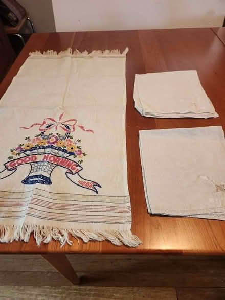 Photo of free antique linens (Brookland) #1