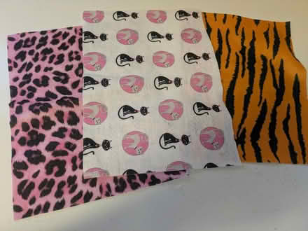 Photo of free 3 new felt pieces ( cat themed ) (Coombe Bissett SP5) #1