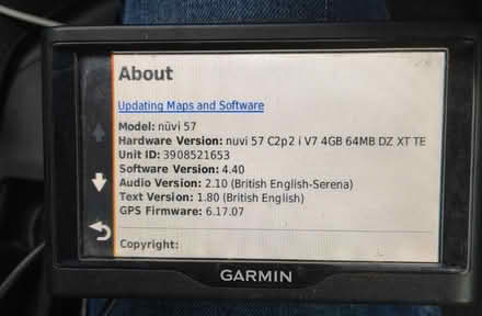 Photo of free Garmin Nuvi 57 Sat Nav (BN12) #3