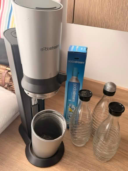 Photo of free Sodastream, bottles and canister (Grove Park, Chiswick, W4) #1