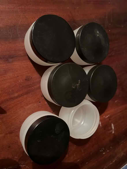 Photo of free 6 olay cream jars with lids (Wanstead E11) #1