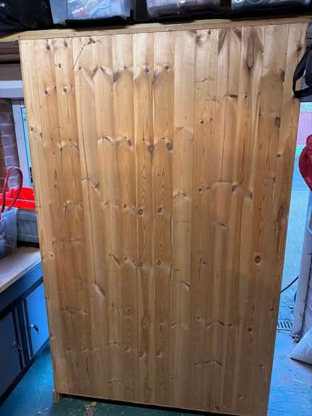 Photo of free Large real wood (pine) bookshelf (HP1) #2