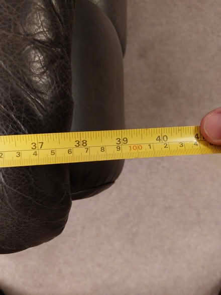 Photo of free Leather two seater (Carnforth LA5) #3