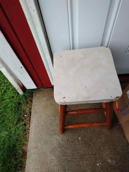 Photo of free Wood Stool (Tacoma) #1