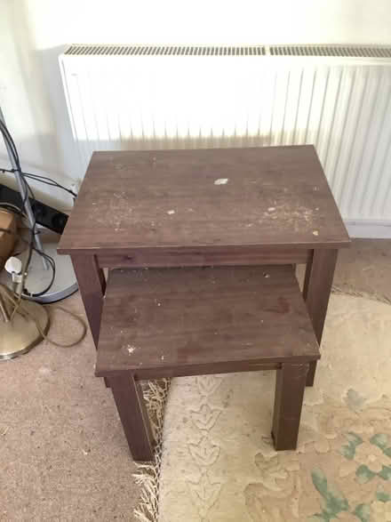 Photo of free two small tables (exmouth, EX8) #1