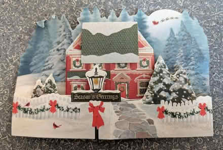 Photo of free 3-D Hallmark Christmas card (North Cambridge) #2
