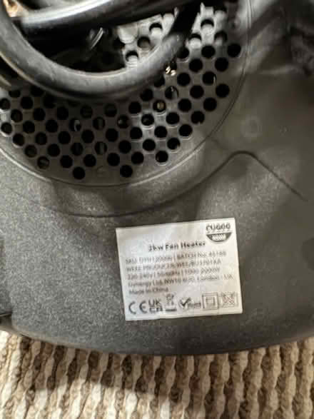 Photo of free Small Fan Heater (Tottenham N17) #3