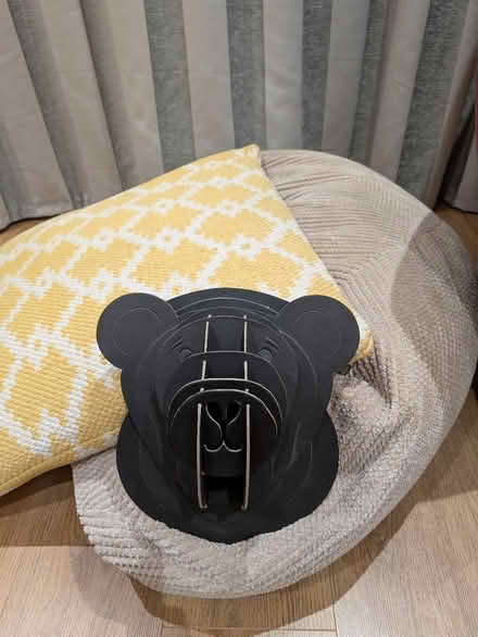 Photo of free 3d cardboard bear head sculpture (Walkley S6) #2