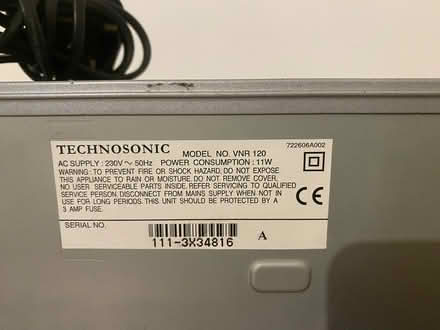 Photo of free VCR player (NW10) #4